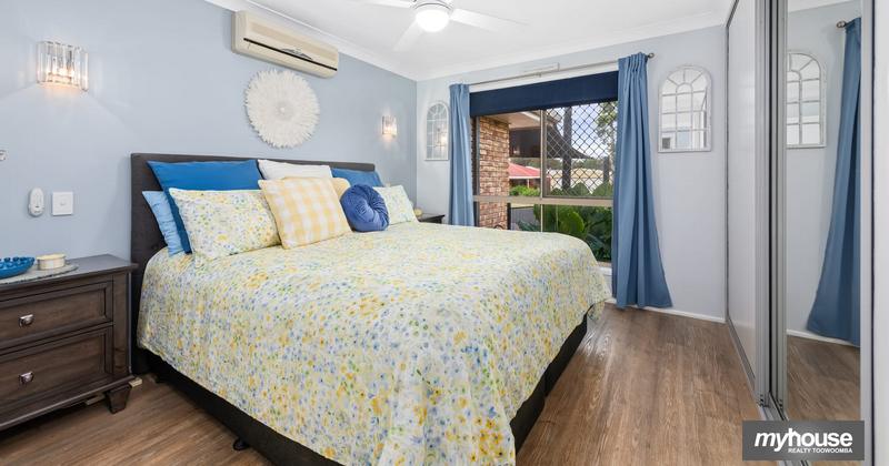 Spacious bedroom with built-in robes at renovated 30 Paull Street Wilsonton