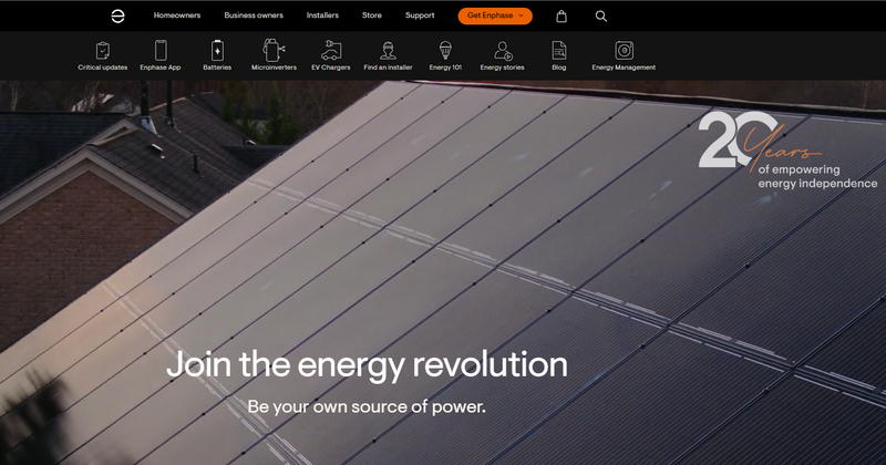 Enphase Website